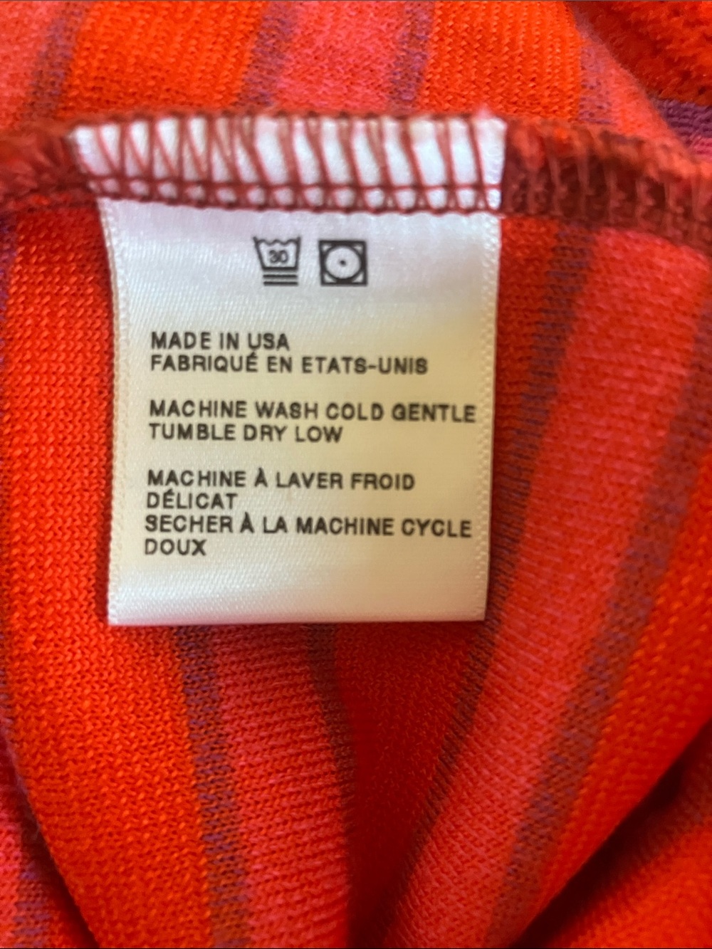 URBAN RENEWAL Terrycloth Retro Red+Pink+Purple Striped Strapless Romper M NWT - Picture 8 of 10